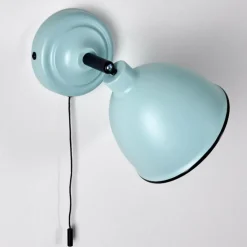 Applique murale Catharine Bleu, Noir, 1 lumière