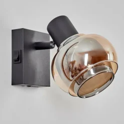 Applique murale Cevio Noir, 1 lumière