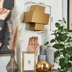 Applique murale Chipo Or, 1 lumière