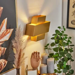 Applique murale Chipo Or, 1 lumière