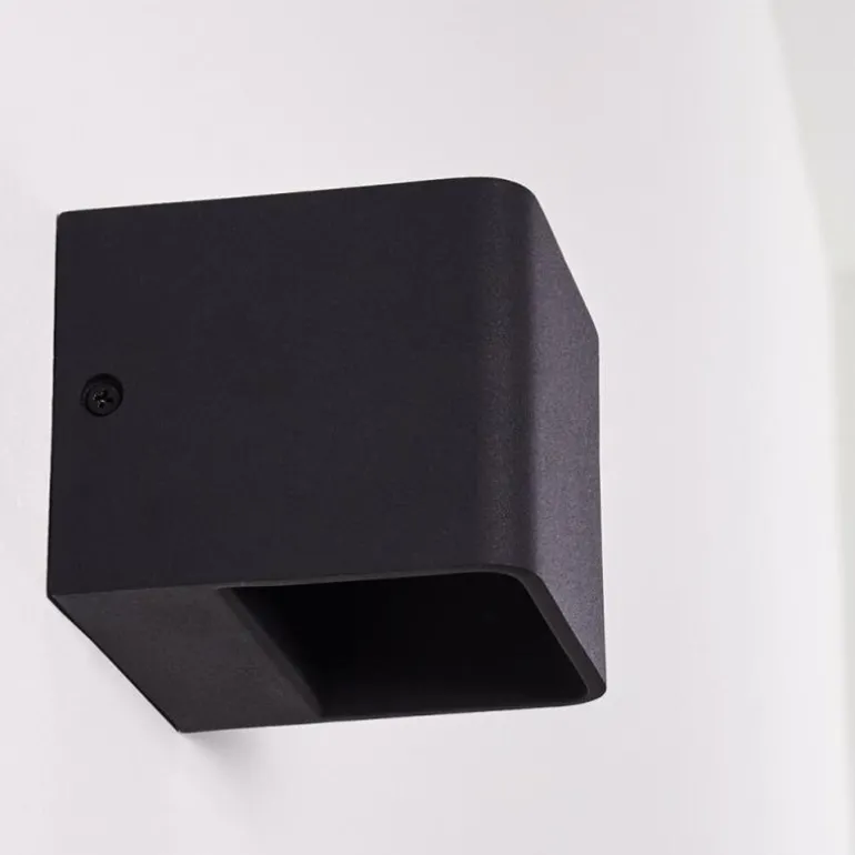 Applique murale Chuitna LED Noir, 1 lumière