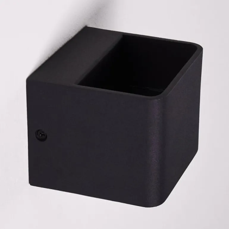 Applique murale Chuitna LED Noir, 1 lumière