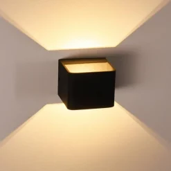 Applique murale Chuitna LED Noir, 1 lumière