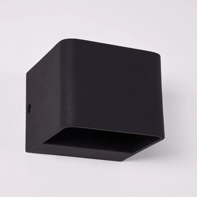 Applique murale Chuitna LED Noir, 1 lumière