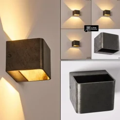 Applique murale Chuitna LED Nickel mat, 1 lumière