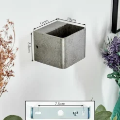 Applique murale Chuitna LED Nickel vieilli, 1 lumière