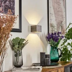 Applique murale Chuitna LED Nickel vieilli, 1 lumière