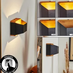 Applique murale Clarens LED Écru, Noir, 1 lumière