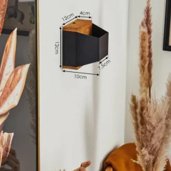 Applique murale Clarens LED Écru, Noir, 1 lumière