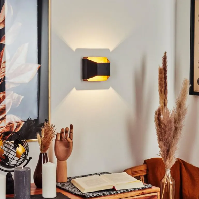 Applique murale Clarens LED Écru, Noir, 1 lumière