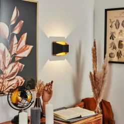 Applique murale Clarens LED Écru, Noir, 1 lumière