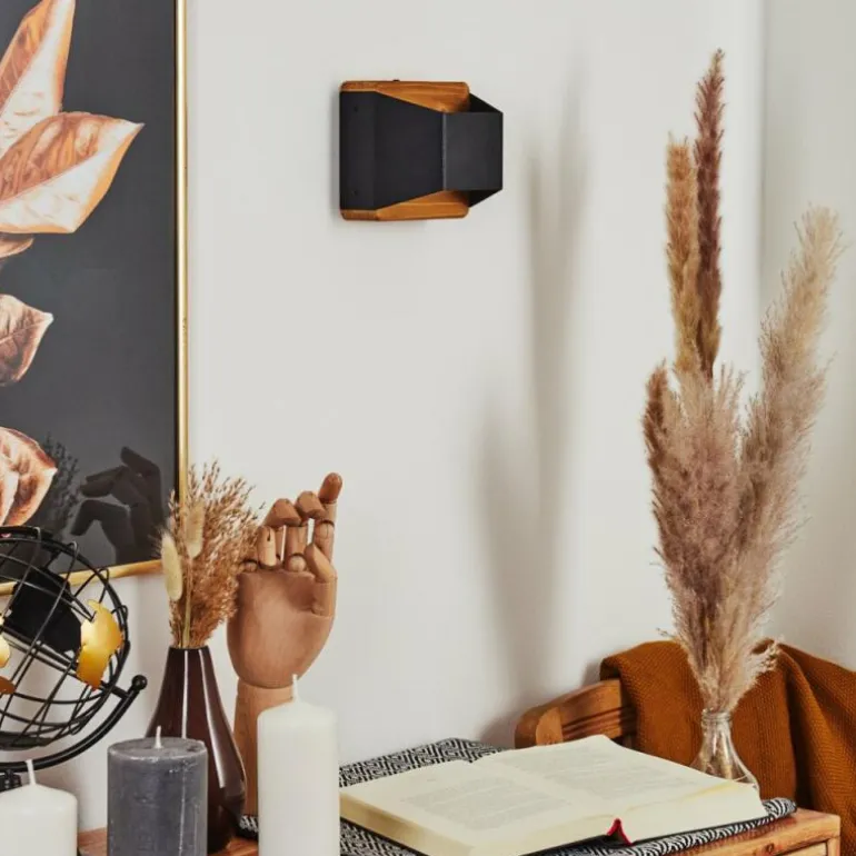 Applique murale Clarens LED Écru, Noir, 1 lumière