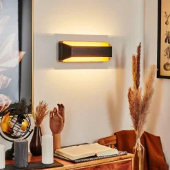 Applique murale Clarens LED Écru, Noir, 1 lumière