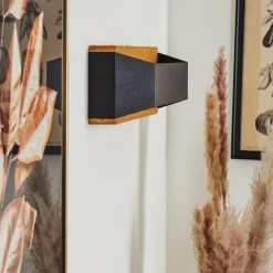 Applique murale Clarens LED Écru, Noir, 1 lumière