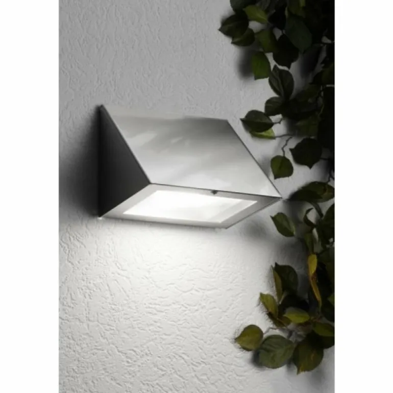 Applique murale CMD Aqua Peso LED Acier inoxydable, 1 lumière