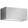 Applique murale CMD Aqua Stone LED Acier inoxydable, 2 lumières