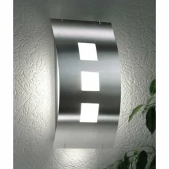Applique murale CMD Aqua Toma Acier inoxydable, 1 lumière