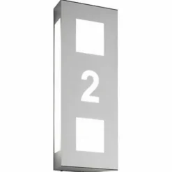 Applique murale CMD Aqua Trilo Acier inoxydable, 2 lumières