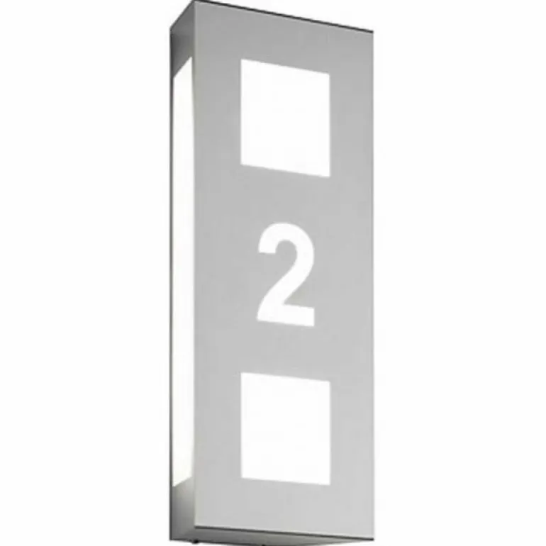 Applique murale CMD Aqua Trilo Acier inoxydable, 2 lumières