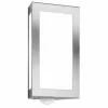 Applique murale CMD Aqua Long Acier inoxydable, 1 lumière, Détecteur de mouvement