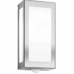 Applique murale CMD Aqua Rain Acier inoxydable, 1 lumière, Détecteur de mouvement