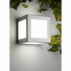 Applique murale CMD Aqua Cubo Acier inoxydable, 1 lumière