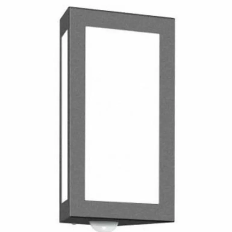 Applique murale CMD Aqua Long Anthracite, 1 lumière, Détecteur de mouvement