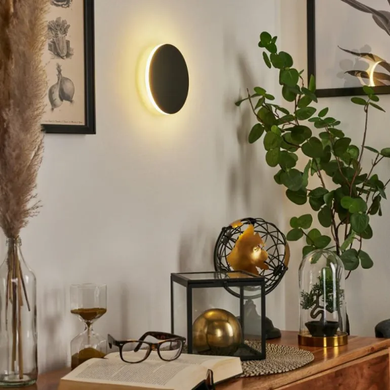 Applique murale Comallo LED Noir, Blanc, 1 lumière