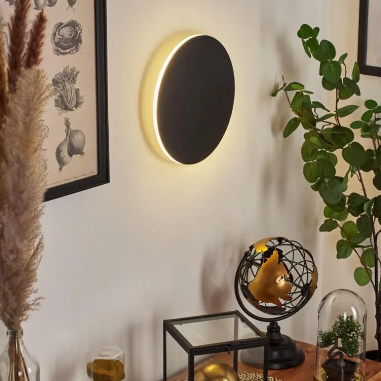 Applique murale Comallo LED Noir, Blanc, 1 lumière