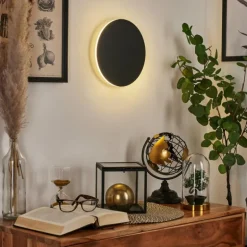 Applique murale Comallo LED Noir, Blanc, 1 lumière