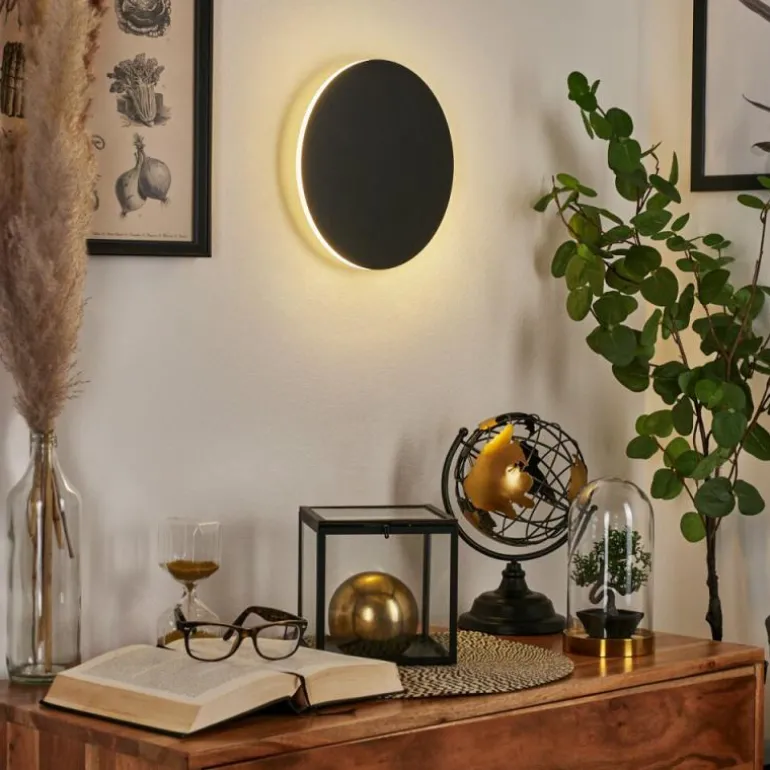 Applique murale Comallo LED Noir, Blanc, 1 lumière