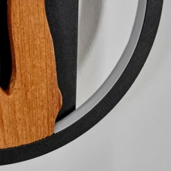 Applique murale Cornol LED Écru, Noir, 1 lumière