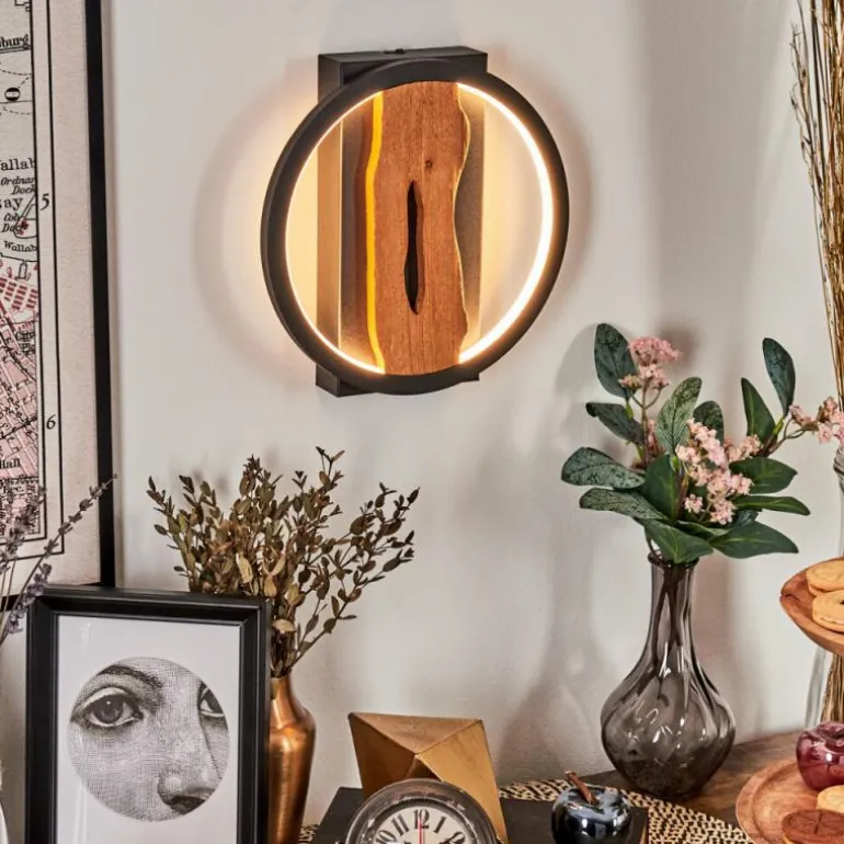 Applique murale Cornol LED Écru, Noir, 1 lumière