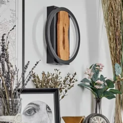 Applique murale Cornol LED Écru, Noir, 1 lumière