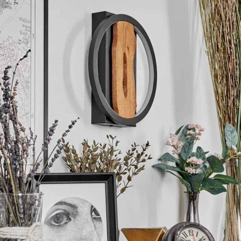 Applique murale Cornol LED Écru, Noir, 1 lumière