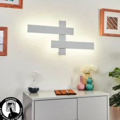 Applique murale Cuchara LED Blanc, 2 lumières