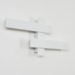 Applique murale Cuchara LED Blanc, 2 lumières