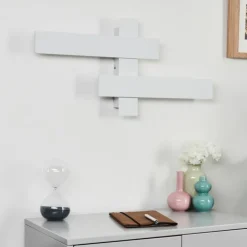 Applique murale Cuchara LED Blanc, 2 lumières