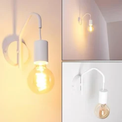 Applique murale Cuyama Blanc, 1 lumière