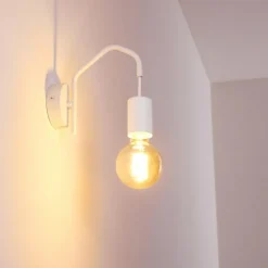 Applique murale Cuyama Blanc, 1 lumière