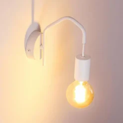 Applique murale Cuyama Blanc, 1 lumière