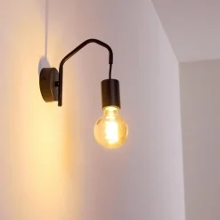 Applique murale Cuyama Noir, 1 lumière