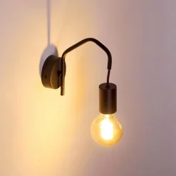 Applique murale Cuyama Noir, 1 lumière