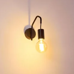 Applique murale Cuyama Noir, 1 lumière