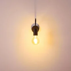 Applique murale Cuyama Noir, 1 lumière