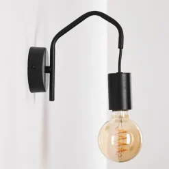 Applique murale Cuyama Noir, 1 lumière