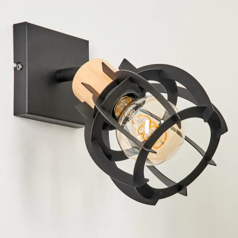 Applique murale Dandin Noir, 1 lumière