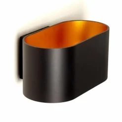 Applique murale Dapp Noir doré, 1 lumière