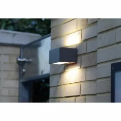 Applique murale d'extérieur LED Lutec Anthracite, 1 lumière