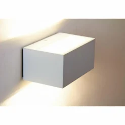 Applique murale d'extérieur LED Lutec Blanc, 1 lumière